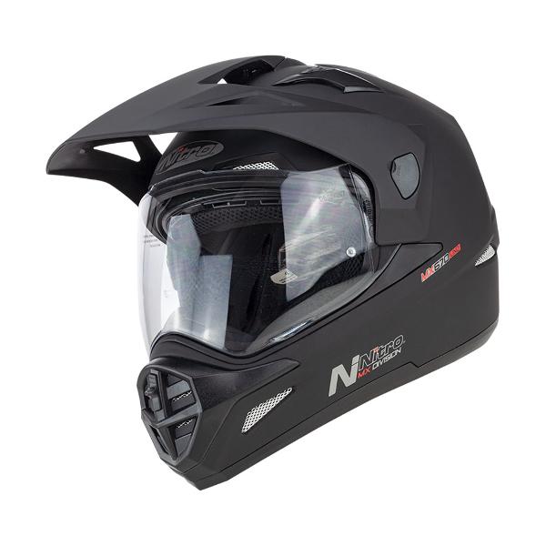 Nitro MX670 Uno DVS Satin Helmet Black - XXL