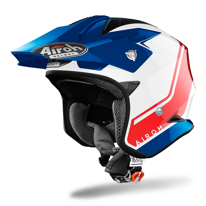 AIROH TRR-S TRIAL 'KEEN' BLUE/RED GLOSS XL  (TRRSK18)