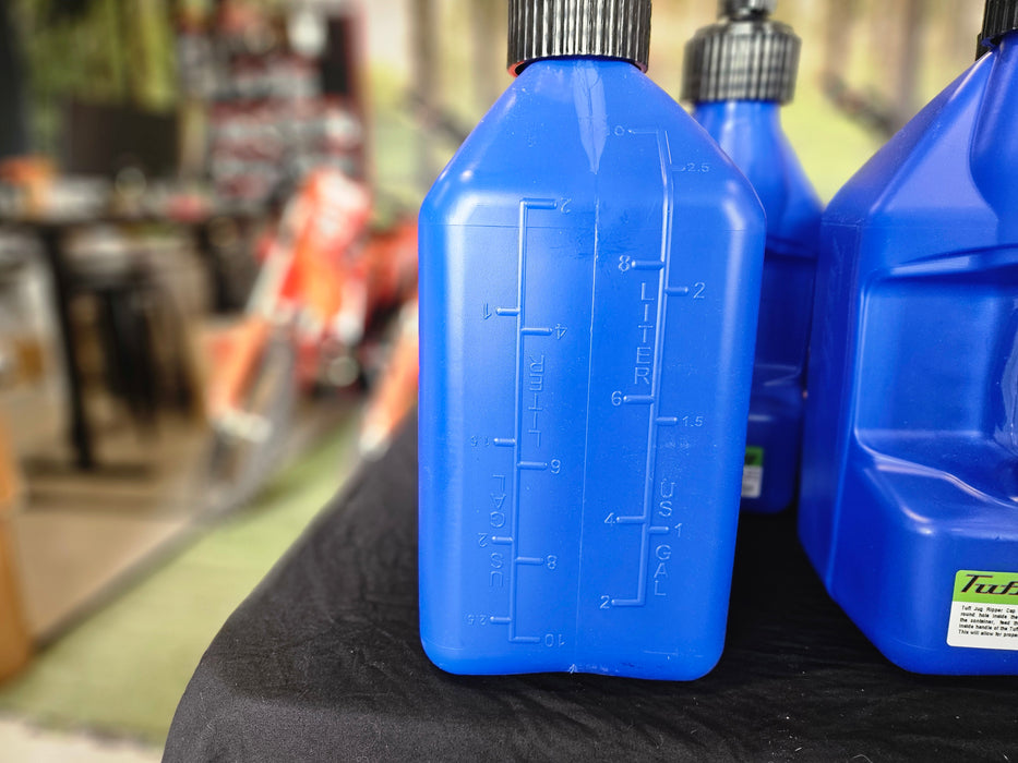 Tuff Jug - 2.7 gal/10 Litre Blue with Blue Ripper Cap