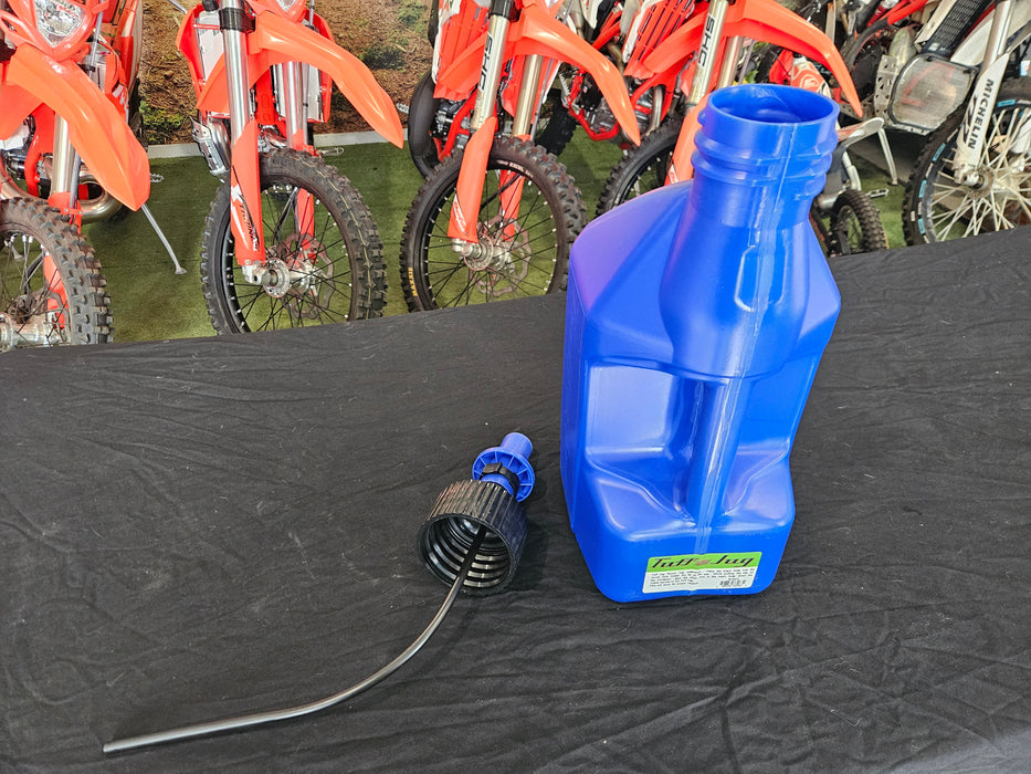 Tuff Jug - 2.7 gal/10 Litre Blue with Blue Ripper Cap