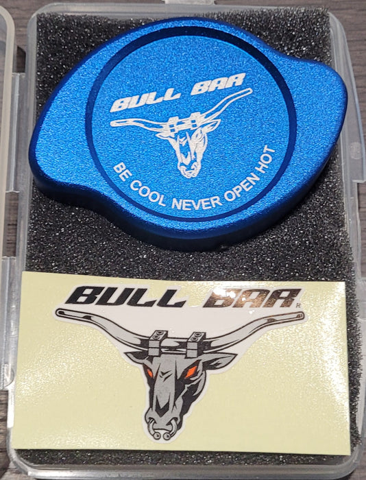 BULLBAR CNC RAD CAP COVER KTM/HUSKY 2014 BLING BLUE