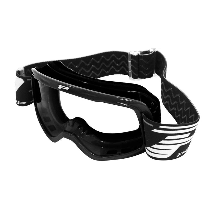 Progrip 3101 Black Kids Goggles With Clear Lens