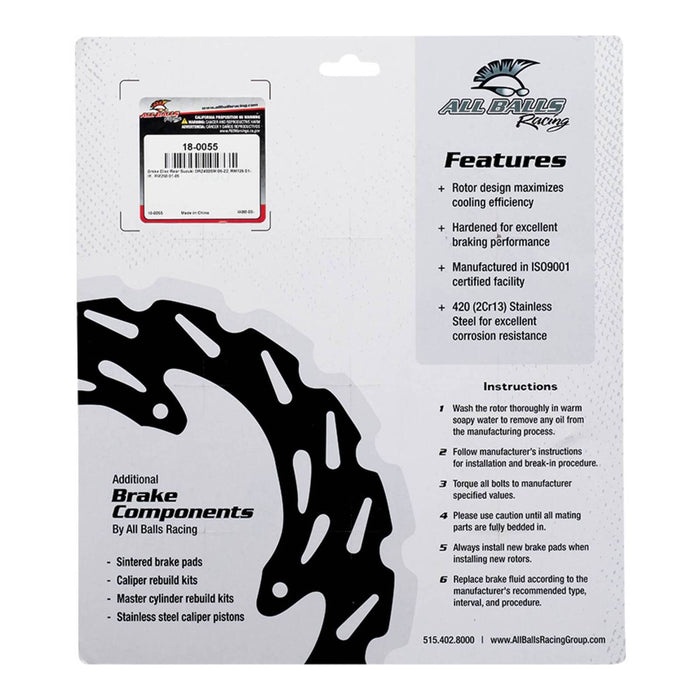 Rear Brake Disc 18-0055