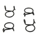 All Balls Racing Fuel Hose Clamp Kit - 12mm Wire (4 Pack)