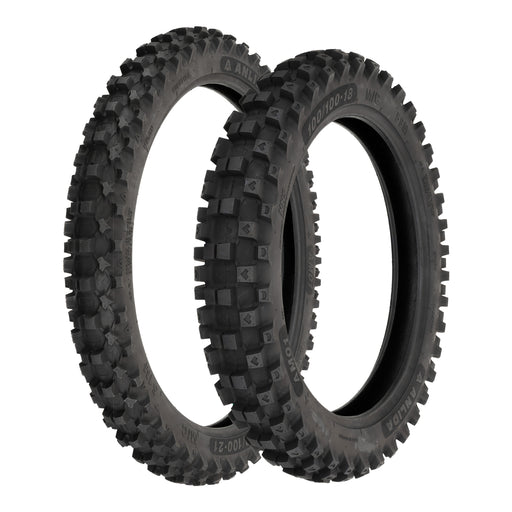 Anlida AM01 Tyre Set 80/100-21 Front & 110/90-19 Rear (NHS)