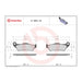 Brembo Prime Brake Pad Sinter Front 07BB04SD