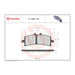 Brembo Xtra Brake Pad Sinter Front 07BB37SR