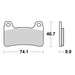 Brembo Prime Brake Pad Sinter Front 07HO50SA