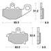 Brembo Prime Brake Pad Sinter Rear 07KA16SP
