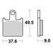 Brembo Xtra Brake Pad Sinter Front 07KA28SR