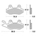 Brembo Prime Brake Pad Sinter Rear 07SU12SP