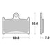 Brembo Prime Brake Pad Sinter Front 07SU22SA