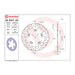 Brembo Prime Brake Disc Serie Oro Rear 68B40768