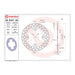 Brembo Prime Brake Disc Serie Oro Rear 68B40786