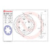 Brembo Prime Brake Disc Serie Oro Rear 68B407E4