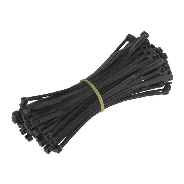 Whites Cable Ties 203 x 3.6mm (100/Bag) - Black