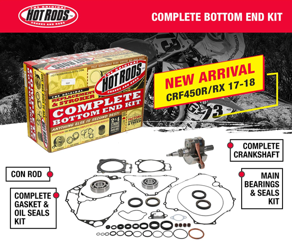 COMPLETE BOTTOM END KIT HONDS CRF450R/RX 17-18