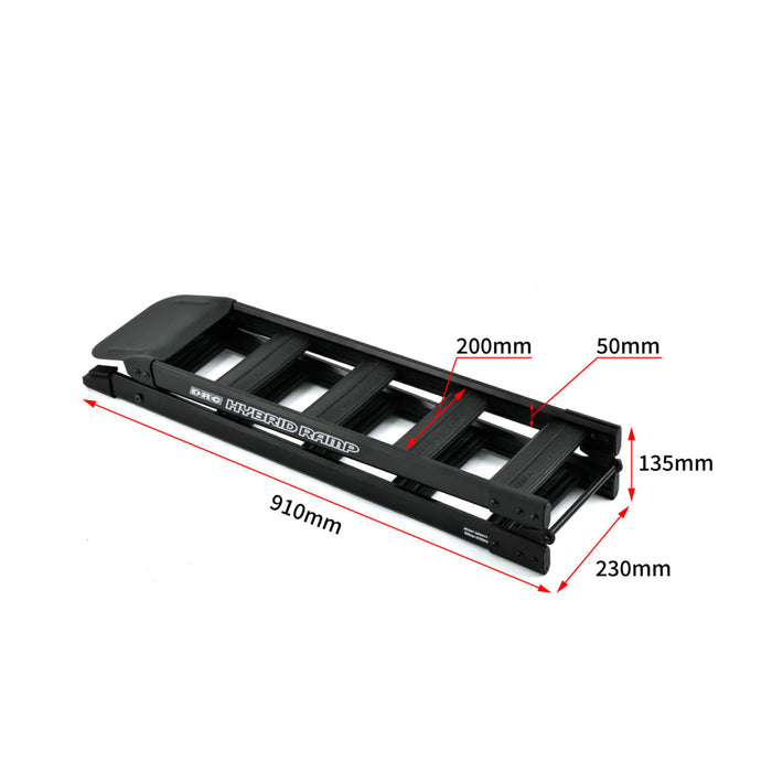 DRC Hybrid Folding Ramp 180cm - Black