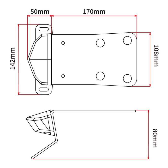 DRC Edge-2 Kawasaki KLX250 - Smoke Tail Light Holder