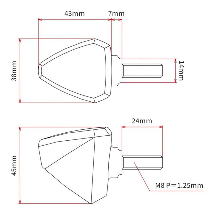 DRC 601 LED Flasher 12V - Orange (2 Pack)