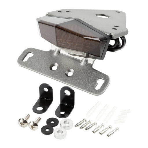 DRC Edge Aluminium Tail Light Holder Kit - Smoke Lens - Suzuki DR-Z400S / DR-Z40
