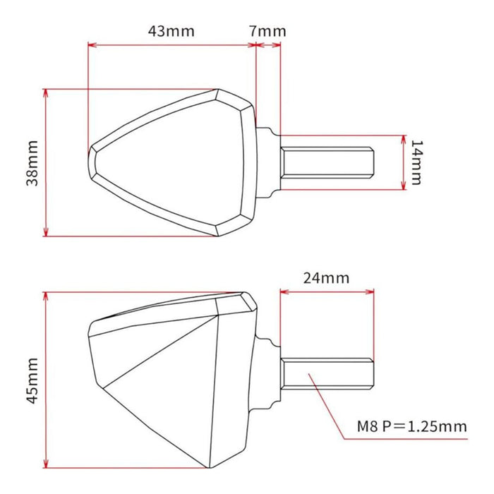 DRC 601 LED Flasher 12V - Orange (2 Pack)