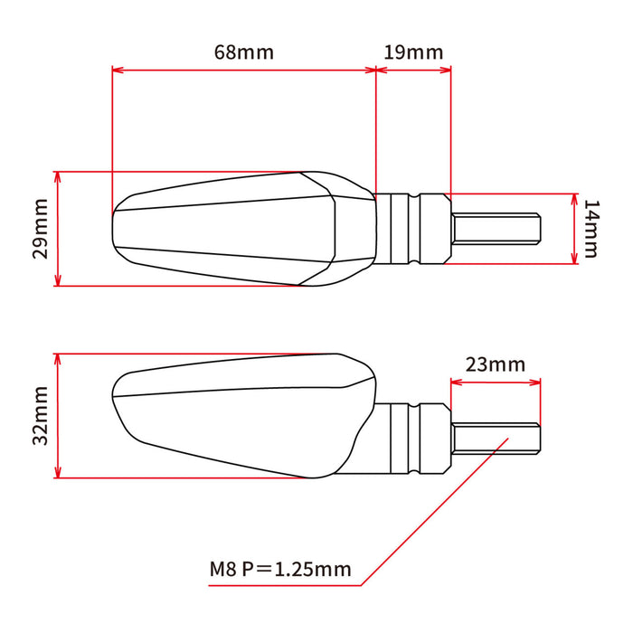 DRC 602 LED Flasher 12V (2 Pack) - Smoke