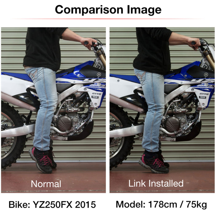 Zeta RSL Low Down Link -32mm - Honda CRF450R / CRF450RX ('21-) - Red