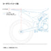 Zeta Rear Suspension Lowering Kit - Showa / KYB / WP 50F -40mm - Titanium