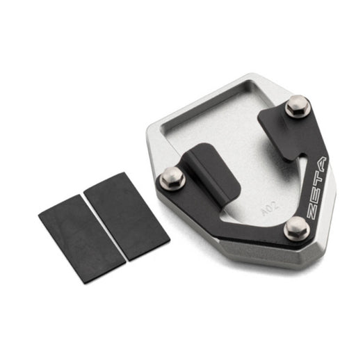 Zeta Side Stand Extender - Black / Silver - Honda CRF1000L Africa Twin / Adventu