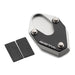 Zeta Side Stand Extender - Black / Silver - Suzuki V-Strom 250 ('17-) / V-Strom