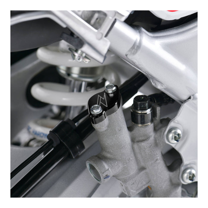 Zeta Rear Brake Reservoir Cover - Yamaha YZ / YZF, WRF, WR250R / WR250X - Black