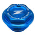 Zeta Rear Brake Reservoir Cover - Brembo KTM / Husqvarna / GasGas - Blue