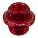 Zeta Oil Filler Plug - Honda CRF250R ('18-) - Red