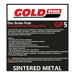 GOLDfren Brake Pads GF369 - GP5 - Indent