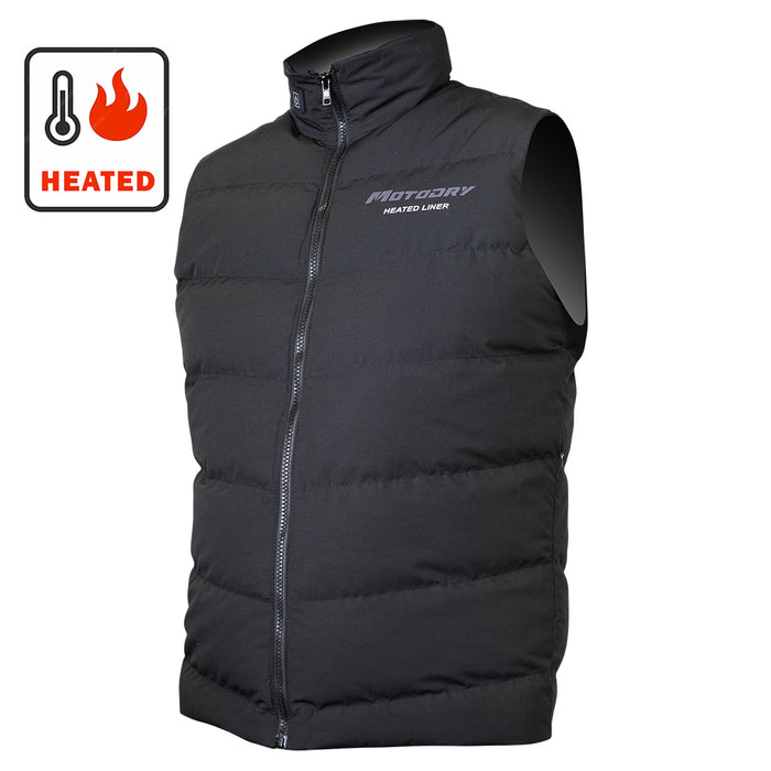 HEATED VEST MENS BLACK - XXL