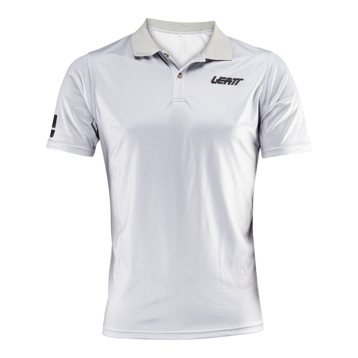 Leatt Team Short Polo Shirt - Steel