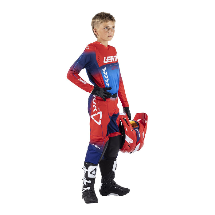 Leatt 2026 4.5 Junior Pant - Royal Blue / Red