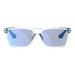 Leatt TheViz Sierra Sunglasses - Silver / Blue Polarized Blue 14 VLT