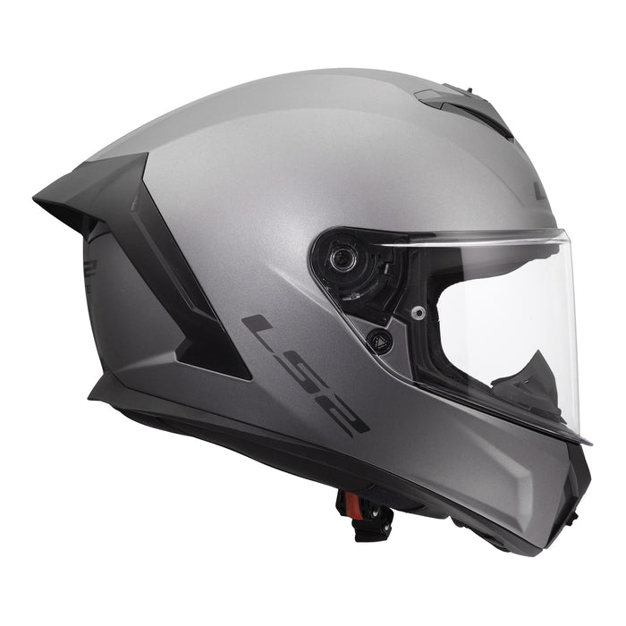 LS2 FF820 Rapid III Solid Helmet - Matte Titanium