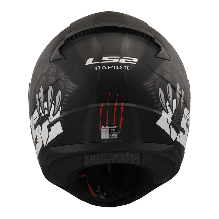 LS2 FF353 Rapid II Claw Helmets - Black 06