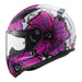 LS2 FF353 Rapid II Helmet - Poppies Pink 06