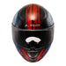 LS2 FF353 Rapid II Zombie - Matte Black / Red / White 06