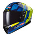 LS2 FF805C Thunder Carbon Gas Helmets - Blue / Hi-Vis Yellow 06