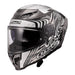 LS2 FF807 Dragon Enthum Helmet - Black / Silver 06