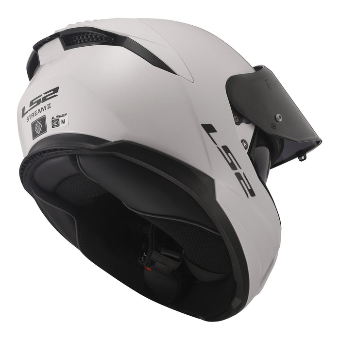 LS2 FF808 Stream II Helmet - White 06