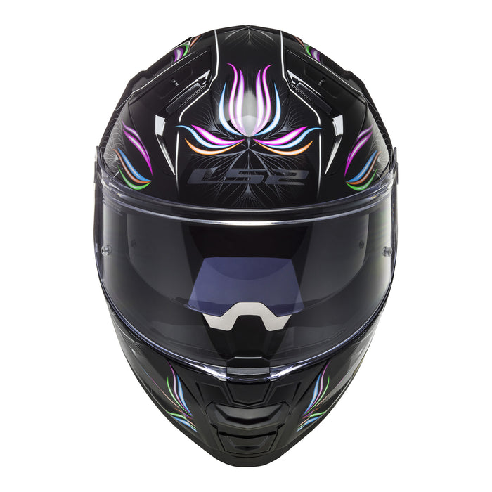 LS2 FF811 Vector II Tropical Helmet - Black / White 06