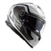 LS2 FF811 Vector II Metric Helmet - White / Titanium / Silver