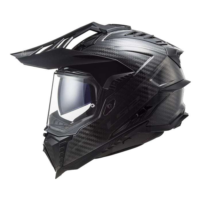 LS2 MX701 Explorer Carbon Helmet - Gloss Carbon