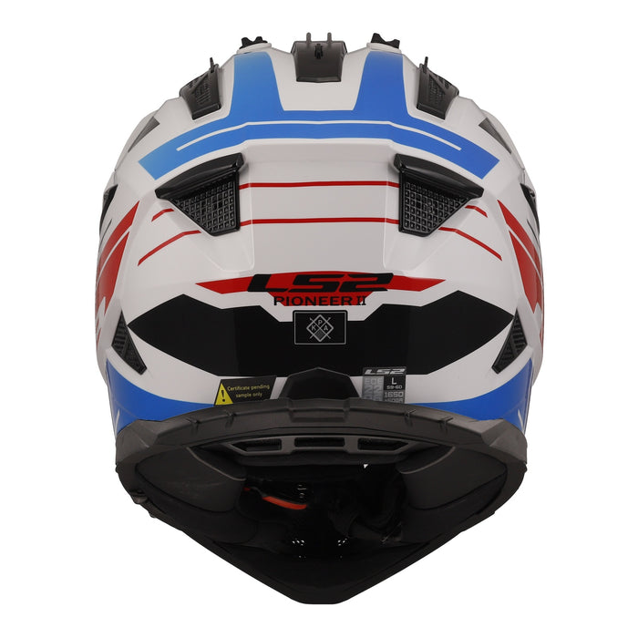 LS2 MX702 Pioneer II Namib - White / Red / Blue 06